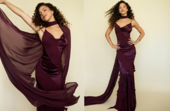 Kiara Romero’s ‘Descendants: Wicked Wonderland’ Premiere Look: Curls, Roberto Cavalli and Rhode