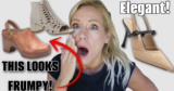 These shoes look frumpy & what shoes to wear instead!