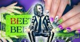 Beetlejuice Nails for Halloween: Top 10 Gorgeous Designs for the Afterlife Party