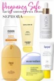 Spring 2026 Pregnancy Safe Face Sunscreens from Sephora